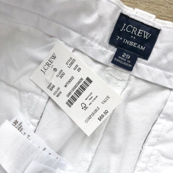 NWT J.Crew Factory Men's 7" Flex Chino Short - Picture 5 of 7